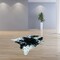 Homeroots 0.25 X 6 X 7 In. Kobe Salt & Pepper Cowhide Rug Black & White 294260 - alternate 2